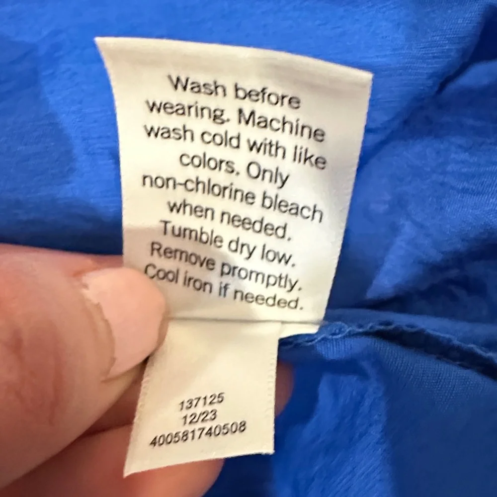 *last chance* Nine West | Women’s Elegant Blue Puff Sleeve Top - Picture 8 of 13